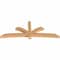 Ekena Millwork Davenport Timber Gable Bracket, Western Red Cedar, 108"W x 40"H x 5 1/2"D x 5 1/2"F, 9/12 Pitch GBW108X40X0606DAV00SWR - alternate 4